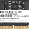 Оперативная память Apacer 16ГБ DDR5 SODIMM 4800 МГц AS16GHB48CTBBGH