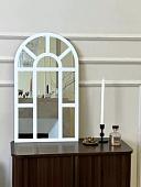 Зеркало eMZe 45x77 UV.ARC.WIND.45.77.BEL (белый с УФ-окантовкой)