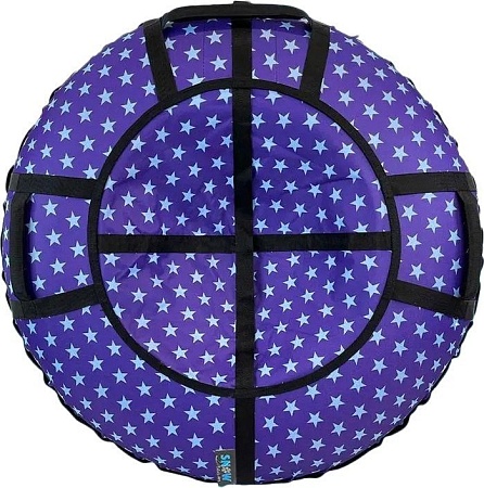Тюбинг Hubster SnowDream Glamour S Звезды 100см во9153-2 (фиолетовый)