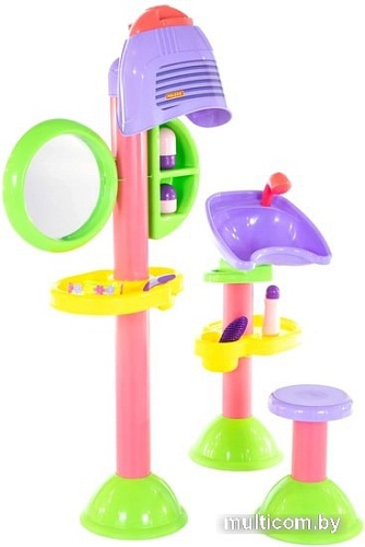 Набор аксессуаров для девочек Полесье Парикмахерская Злата 58218 (в коробке)