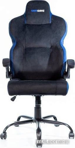 Кресло VMM Game Unit Velour XD-A-VRBKBE (черный/синий)