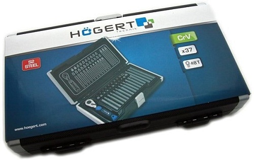 Набор бит Hogert Technik HT1R466 (37 предметов)
