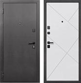 Металлическая дверь Guard 7см Серебро/белый матовый (86x205, левая)