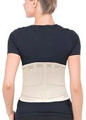 Корсет ортопедический пояснично-крестцовый Trives Т-1555 (XS, бежевый)