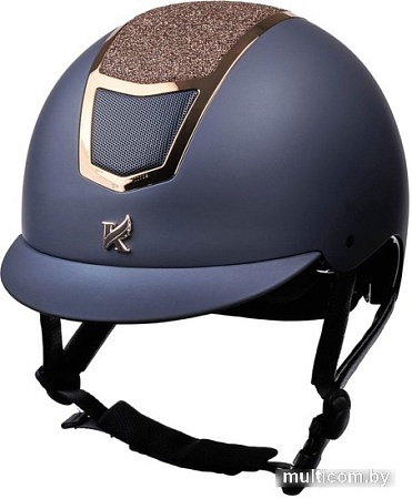 Cпортивный шлем Shires Karben Valentina 6514 (р. 53-55, navy rose gold)