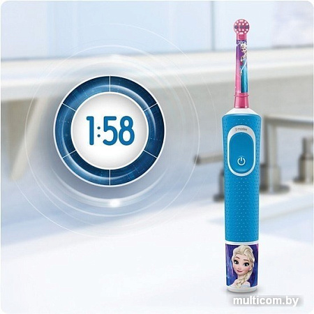 Электрическая зубная щетка Braun Oral-B Kids Frozen D100.413.2K