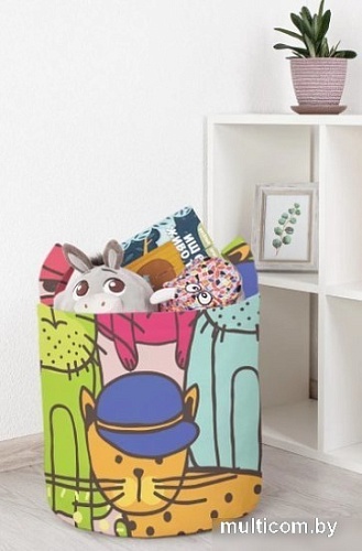 Корзина JoyArty Кошачья площадь toba_26458_S