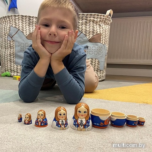 Развивающая игра Брестская Матрешка В народном норвежском костюме (набор 5 шт)