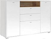 Комод Mobi Бэль (белый премиум/дуб золотой craft)