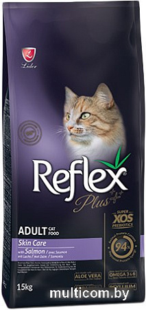 Сухой корм для кошек Reflex Plus Skin Care with Salmon (уход за кожей и шерстью с лососем) 15 кг