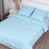 Постельное белье Миланика Аквамарин 175x217 (поплин-жаккард)