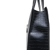 Женская сумка Souffle 269 2695001 (черный кайман эластичный)