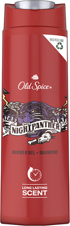 Old Spice Night Panther 2 в 1 400 мл
