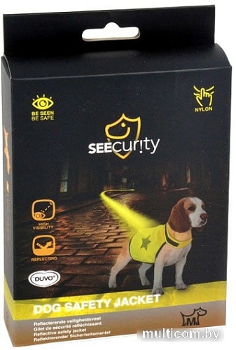 Жилетка для животных Duvo Plus 1270022/DV (S, желтый/черный)