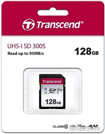 Карта памяти Transcend SDXC 300S 512GB