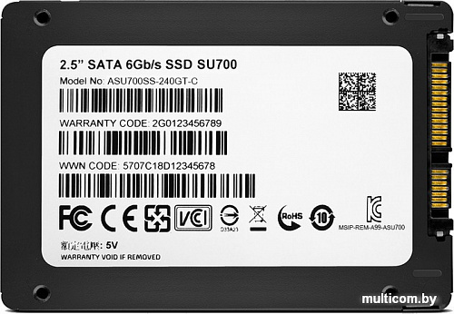 SSD A-Data Ultimate SU700 240GB [ASU700SS-240GT-C]