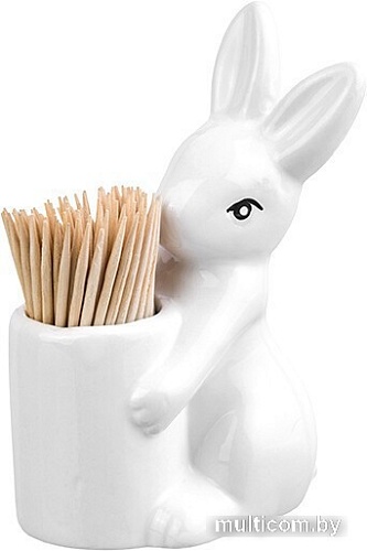 Подставка для зубочисток Elan Gallery Зайчик с зубочистками 350126