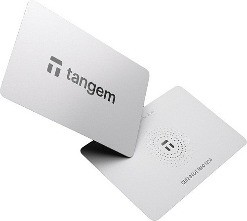 Аппаратный криптокошелек Tangem Wallet набор из 3 карт (белый)