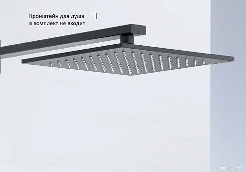 Верхний душ Aquatek AQ2076MB (черный матовый)