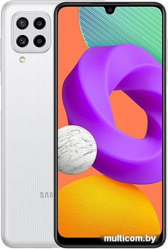 Смартфон Samsung Galaxy M22 SM-M225FV/DS 4GB/128GB (белый)