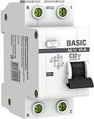 Дифференциальный автомат EKF Basic АД-12 1P+N 32А 30мА АС C DA12-32-30-bas