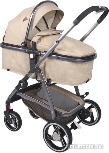 Универсальная коляска Lorelli Sola (2 в 1, бежевый)