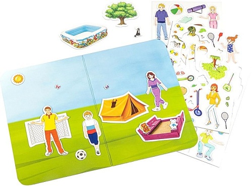 Развивающая игра Bondibon Магнитный театр. Лето ВВ4413