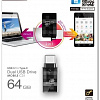 USB Flash Silicon-Power Mobile C31 64GB (черный)