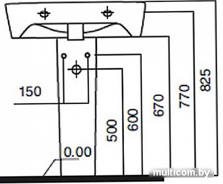 Пьедестал AM.PM Spirit C704910WH