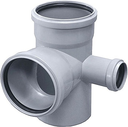 Фитинг Ostendorf HTEDR - крестовина правая угловая двухпл. 110х110х50x87° 115960