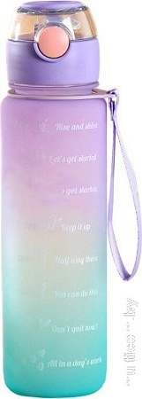 Бутылка для воды Sundays Summer (0.8л, фиолетовый)