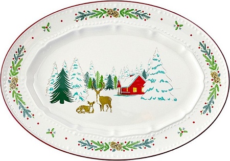 Блюдо Tkano Nordic winter New Year Essential TK25-NY_SRV0001