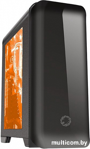 Корпус GameMax H602 BK (голубая подсветка)