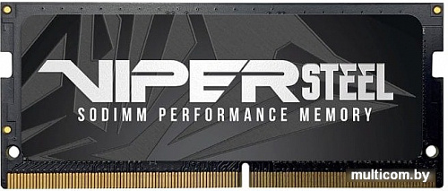 Оперативная память Patriot Viper Steel 16GB DDR4 SODIMM PC4-21300 PVS416G300C8S