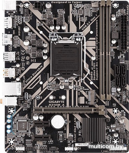 Материнская плата Gigabyte H310M A (rev. 1.0)