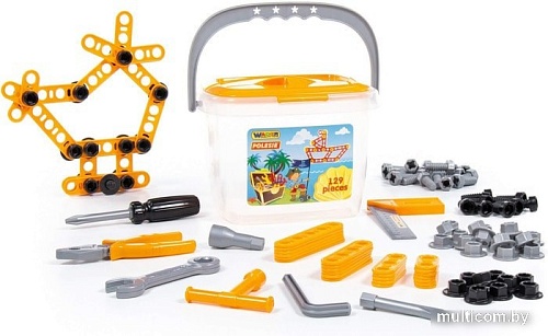 Набор инструментов игрушечных Полесье №2 47168 (в ведерке)