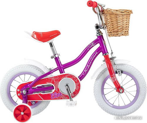 Детский велосипед Schwinn Elm 12 2022 S0261RUA (фиолетовый/белый)