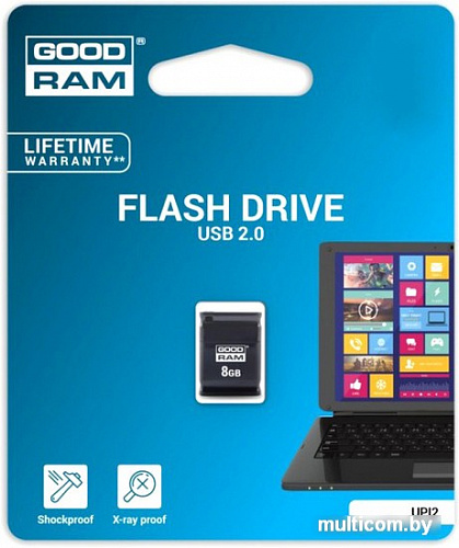 USB Flash GOODRAM UPI2 16GB (черный) [UPI2-0160K0R11]