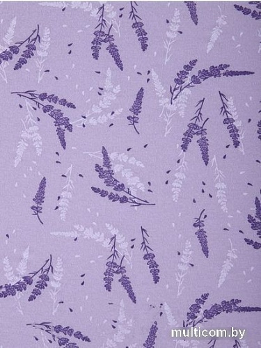 Постельное белье Luxsonia Трикотаж на резинке 180x200 2230 (лаванда сиреневый)