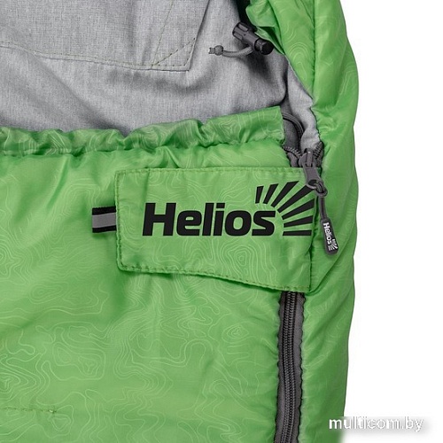 Спальный мешок Helios Toro Wide 200L (левая молния, салатовый)