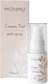 Monmu Крем для лица Тинт Anti-Acne с эффектом сияния тон натуральный 30 г