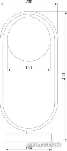 Настольная лампа Евросвет 01138/1 (хром)