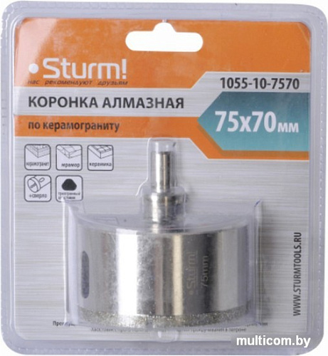 Коронка Sturm 1055-10-7570