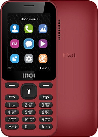 Мобильный телефон Inoi 239 (темно-красный)