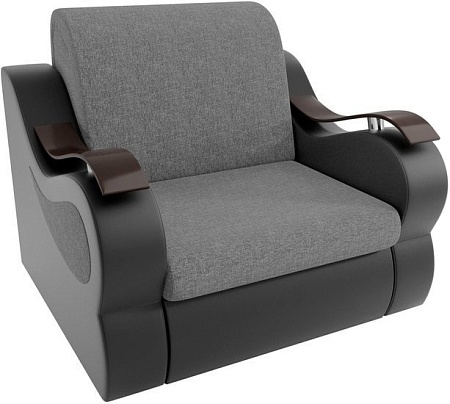 Кресло Лига диванов Меркурий 100684 80 см (серый/черный)