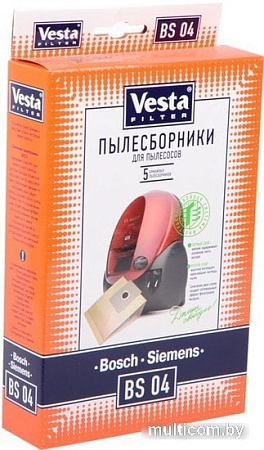 Комплект одноразовых мешков Vesta Filter BS 04