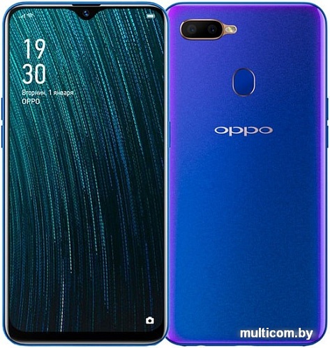 Смартфон Oppo A5s (синий)