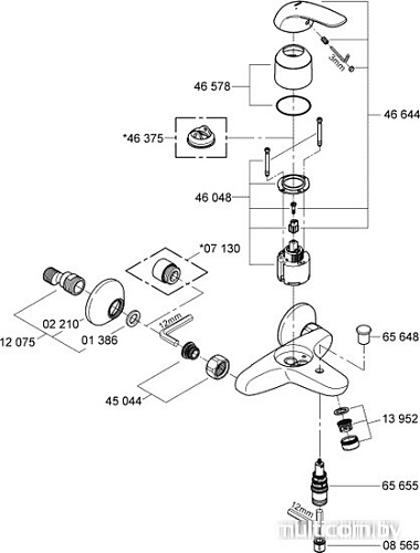 Смеситель Grohe Euroeco 32743000
