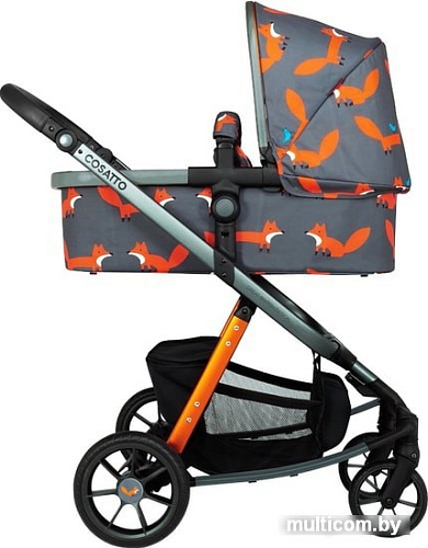 Универсальная коляска Cosatto Giggle Quad (2 в 1, charcoal mister fox)