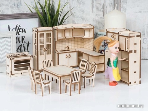 Аксессуары для кукольного домика Lemmo Кухня для кукольного дома Венеция 0067